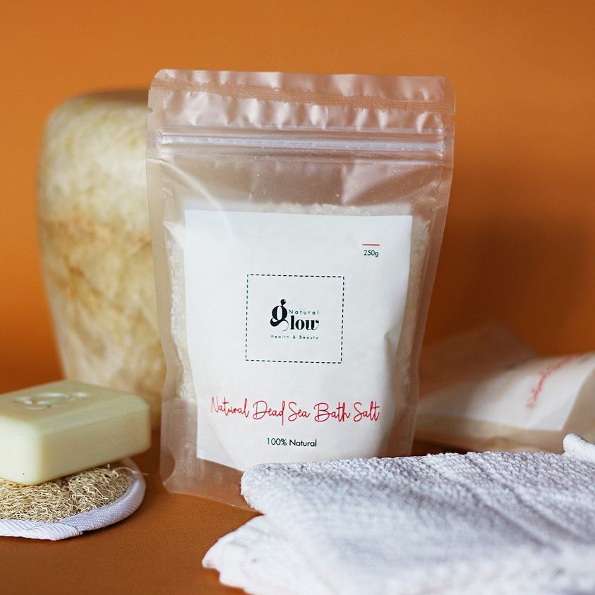 Natural Dead Sea Bath Salt, 8.8 oz.