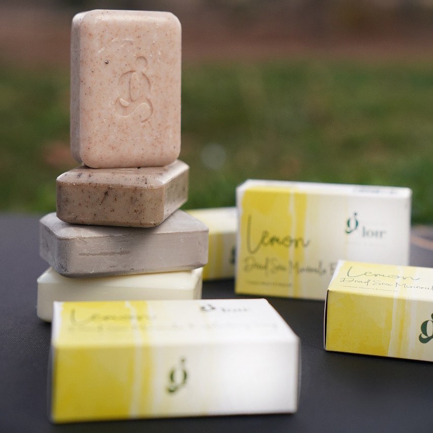 Lemon Dead Sea Minerals Exfoliating Soap, 3.5 oz